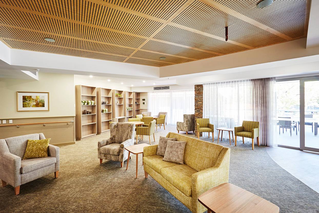 Residential Care Lounge — flooring project by BUILD FLOOR