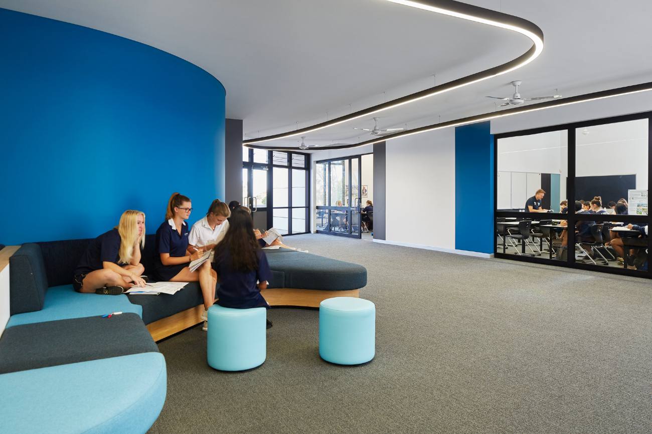Blue Room Breakout — flooring project by BUILD FLOOR